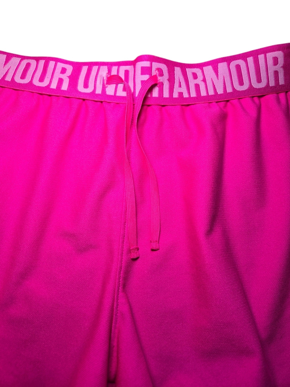 Women's Under Armour Hot Pink Athletic Shorts - Picture 2 of 8